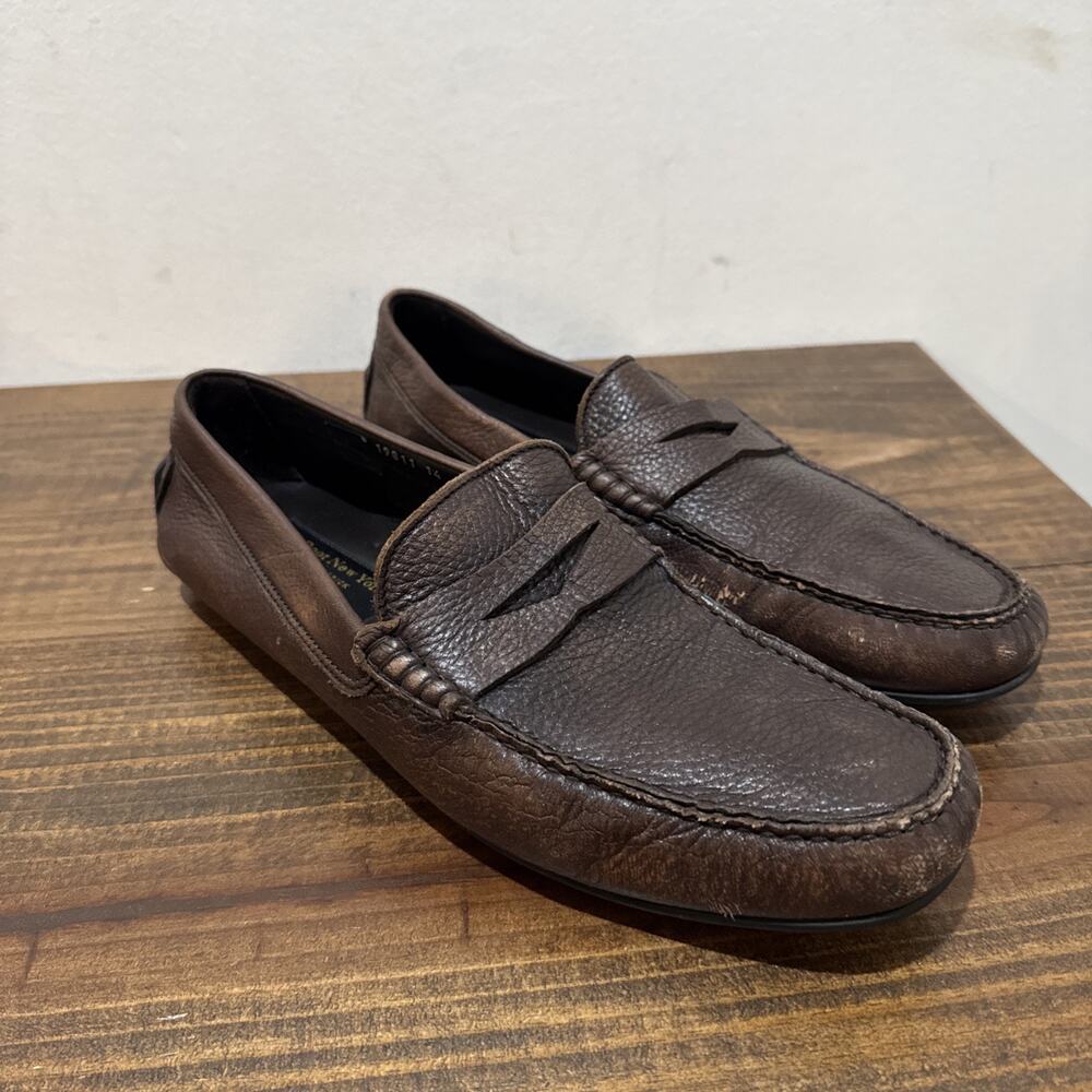 To Boot New York Adam Derrick Soft Leather Loafers Made In Italy Men's Sz 14 US